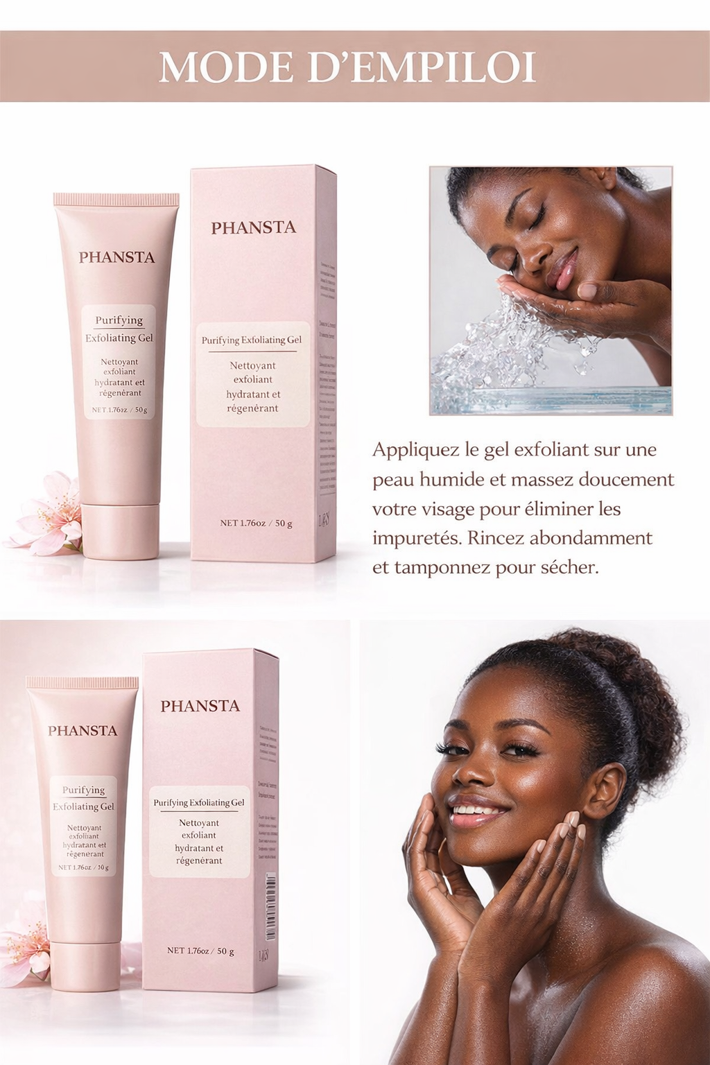 PHANSTA Purifying Exfoliating gel (-15 % sur le 2ᵉ produit)